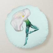 バレリナカラリリバレエダンサーラウンドピロー ラウンドクッション (裏面)