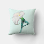 バレリナカラリリレバレエダンサー装飾用クッション クッション (裏面)