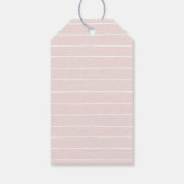 バレリナガール誕生日メッセージカード ギフトタグ (裏面)