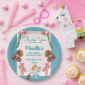 バレリナキャット子供の誕生日パーティー ペーパープレート (パーティー)