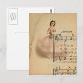 バレリナコラージュ ポストカード (正面/裏面)