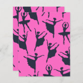 バレリナスクラップブック紙 (正面/裏面)