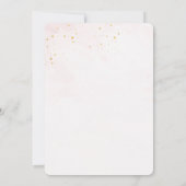 バレリナスピエレガントンク誕生日 招待状 (裏面)