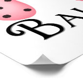 バレリナスリッパ1プリント ポスター (角)