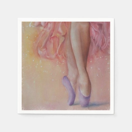 バレリナソロ紙ナプキンス スタンダードカクテルナプキン (正面)