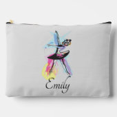 バレリナダンサーウォーターカラーテーマ アクセサリーポーチ (正面)