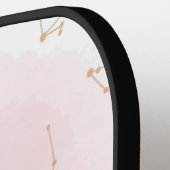 バレリナダンサーウォーターカラーテーマ ピックルボールラケット (左詳細)