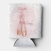 バレリナダンサーウォーターカラーテーマ 缶クーラー (正面)