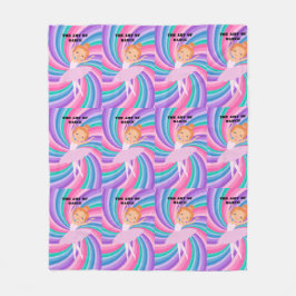 バレリナダンサー フリースブランケット