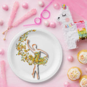 バレリナダンサー ペーパープレート (パーティー)
