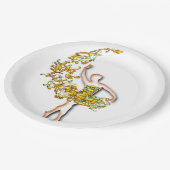 バレリナダンサー ペーパープレート (アングル)