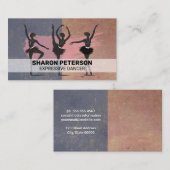 バレリナダンサー 名刺 (正面/裏面)