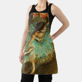 バレリナダンスグリーンダンサーエドガーデガ絵画ス エプロン (インサイチュ)