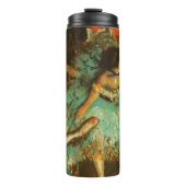 バレリナダンスグリーンダンサーエドガーデガ絵画ス タンブラー (正面)