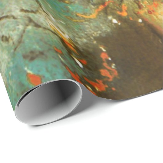 バレリナダンスグリーンダンサーエドガーデガ絵画ス ラッピングペーパー (ロールコーナー)