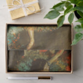 バレリナダンスグリーンダンサーエドガーデガ絵画ス 薄葉紙 (ギフト)