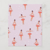 バレリナダンススクラップブック紙 (正面)