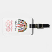 バレリナダンススタジオバレエインストラクターダンサー ラゲッジタグ (正面横)