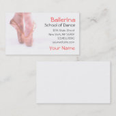 バレリナダンススタジオ 名刺 (正面/裏面)