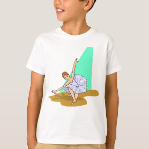 バレリナダンス衣服Tシャツ Tシャツ