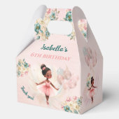 バレリナダークピンクフローラガール誕生日中 フェイバーボックス (正面)