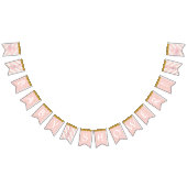 バレリナツチュガールベビーシャワー金ゴールドパーティーデコル バンティングフラッグ (全)