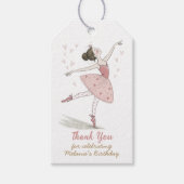 バレリナツチュバースデーパーティー ギフトタグ (正面)
