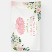 バレリナツチュベイビーシャワーラージバナー 横断幕 (縦)