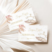 バレリナツツゥオムツラッフル招待状エンクロージャ エンクロージャーカード