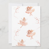 バレリナツツ2nd誕生日招待状 招待状 (裏面)