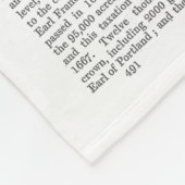 バレリナディアインブルー フリースブランケット (角)