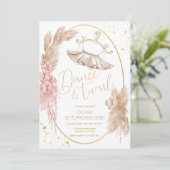 バレリナトゥチュバースデーパーティー 招待状 (スタンド正面)