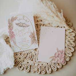 バレリナトゥチュバースデーパーティー 招待状