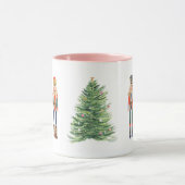 バレリナナくるみクラッカークリスマスホリデーピンク マグカップ (中央)