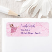 バレリナナナットクラッカーバレエ差出人住所ラベル ラベル (インサイチュ)
