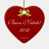 バレリナナナットクラッカーブオンナターレハートオーナメント セラミックオーナメント (裏面)