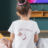 バレリナハムスターガールズパーソナライズされた誕生日 Tシャツ