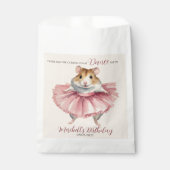 バレリナハムスターガールズ誕生日ダンスパーティー フェイバーバッグ (正面)