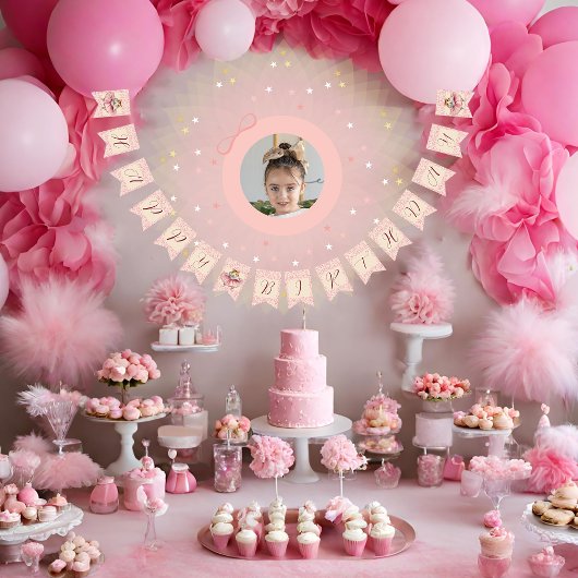 バレリナハムスターガールズ誕生日 バンティングフラッグ