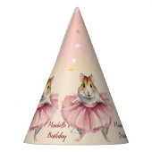 バレリナハムスターガールズ誕生日 パーティーハット (左)