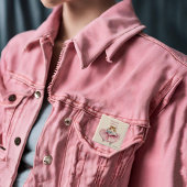 バレリナハムスターパーソナライズされたガールズ誕生日 缶バッジ