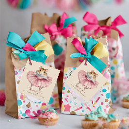 バレリナハムスター誕生日サンキューユー フェイバータグ