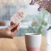 バレリナハムスター誕生日ダンスパーティーありがとう サンキューカード