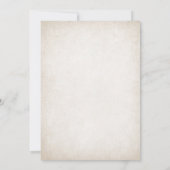 バレリナバニーガール誕生日 招待状 (裏面)