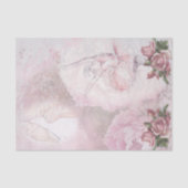 バレリナバレエシューズピンクローゼデコペ 薄葉紙 (正面)