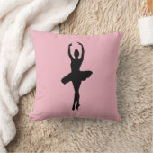 バレリナバレエダンサー装飾用クッション クッション (ブランケット)