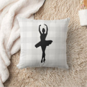 バレリナバレエダンサー装飾用クッション クッション (ブランケット)