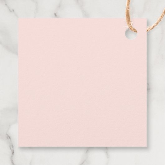 バレリナバレエレッドヘアガール誕生日 フェイバータグ (裏面)