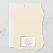 バレリナバースデーパーティー招待状 招待状 (裏面)