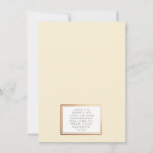 バレリナバースデーパーティー招待状 招待状 (裏面)